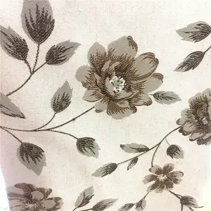 New Natural Floral Design Curtain for Living Room Curtain Fabrics