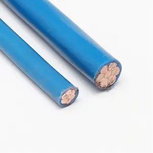 Câble électrique en PVC de haute qualité pour la construction de conducteurs en cuivre massif à un noyau tailles 1.5mm-10mm pour le câblage de la maison