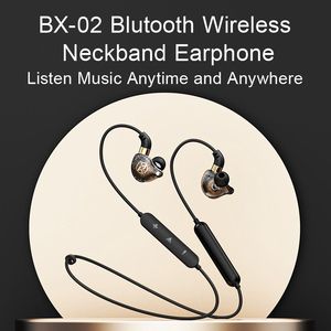 Earphone Nirkabel Portabel BX-02 Tahan Air Headset Gaming Olahraga Headphone Latensi Rendah Dynamic <span class=keywords><strong>Neckband</strong></span> BT Earbuds - Product Image 3