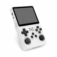 Console de jeu rétro R36S en gros, écran IPS 3,5 pouces, résolution 640x480, système d'exploitation ArkOS, stockage 64 Go, batterie 3500 mAh, processeur RK3326, jeux