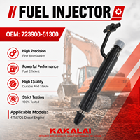 Inyector de Combustible Mecánico KAKALAI 723900-51300 para Motor Yanmar 4TNE106, Piezas para Excavadora y Generador