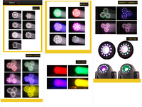 Vente en gros 100W LED Faisceau Tête Mobile Lumière RGBW Anneau Gobo Projecteur Spot DMX512 RDM Mise Au Point Linéaire Haute CRI 95 Dj Stage Lights