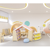 Table de lecture de jardin d'enfants, mobilier de jardin d'enfants, Table en bois, chaise
