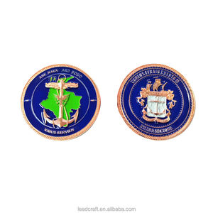 عملات معدنية وفضية لامعة مخصصة بالمينا مع صندوق عملات فارغة - Product Image 2