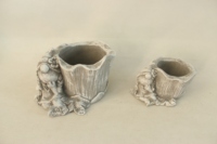 Grandes jardinières en ciment en forme de tête d'éléphant pour plantes succulentes, pot d'animal en ciment pour jardin, pot de sol, pot à graines de cactus, pot à fleurs