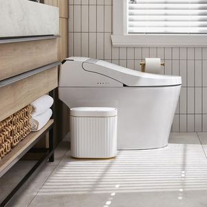 Automatic Smart <b>Sensor</b> Can Kitchen Garbage Tin for Bathroom <b>Light</b> Luxury Family Living Room Cracks Trash Bin Custom Logo - Product Image 4