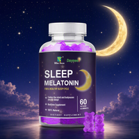 Complément alimentaire végétalien à base de plantes pour favoriser un sommeil profond et la relaxation, Gummies à la mélatonine pour un sommeil naturellement réparateur, Vente en gros