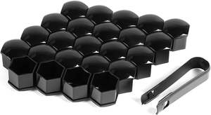 20 + 1 capuchon d'écrou de roue en plastique écrou de roue <span class=keywords><strong>cache</strong></span> anti-poussière - Product Image 4