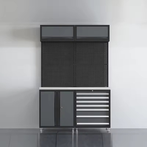 2026 Établi de travail combiné avec rangement d'outils, plan de travail, poste de travail et armoire de rangement - Product Image 2
