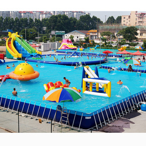 Parc aquatique extérieur personnalisé, aire de jeux aquatique commerciale en fibre de verre pour parc d'attractions - Product Image 1