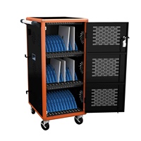 USB C 65W tablette/ordinateur portable/téléphone portable chariot de charge 36 appareils école salle de classe ordinateur portable station de charge