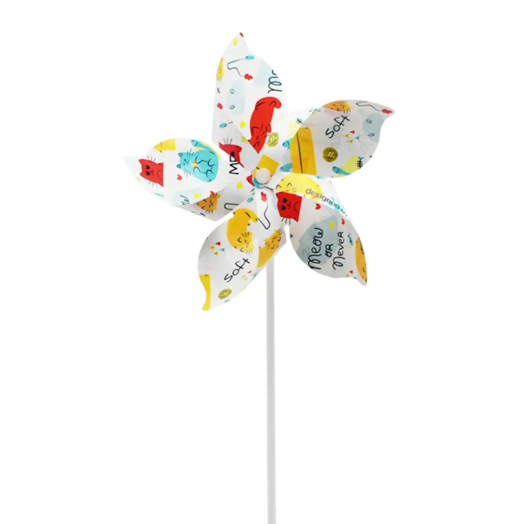 Regali di plastica del mulino a vento girandola per bambini festa di compleanno giardino giardino prato decorazione artigianale