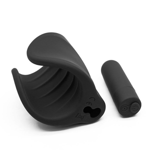 Masturbateur en silicone de qualité médicale noir, prix d'usine, stimulateur de pénis, entraîneur, 10 fréquences de vibration, 100% étanche pour hommes - Product Image 1