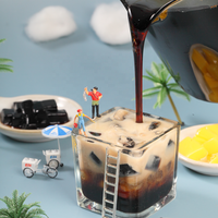 HENGZHI 2,5kg Geconcentreerde Caramel-smaaksiroop, veelzijdige fruitsiroop, premium smaakversterker voor Boba Bubble Tea ingrediënten