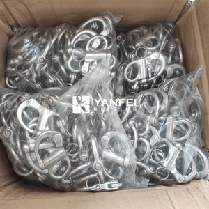 Yanfei thép không gỉ xoay Carbine còng <span class=keywords><strong>rigging</strong></span> phần cứng phát hành nhanh chóng móc thuyền Neo chuỗi mắt còng Snap móc biển - Product Image 6