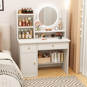 Schminktisch Schlafzimmer Klein Modern Einfach Aufbewahrungsschrank Integriert Kleine Wohnung Internet-Trend Instagram-Stil Make-up - Product Image 5