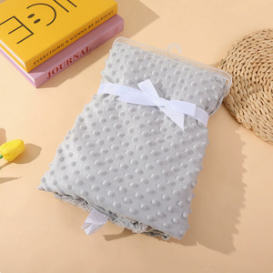 Manta Envolvente <span class=keywords><strong>para</strong></span> Cochecito de Bebé Doudou, <span class=keywords><strong>para</strong></span> Uso en Exteriores, Doble Capa, Cálida, Color Sólido, Flocada, Suave, Acogedora y Personalizable - Product Image 3