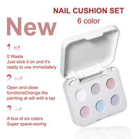 Kinnco Hema Free et TPO Free Ombre Cushion Pat Pat Gel Polish Set 18 Couleurs Effet Blush Peinture Gel Art UV Gel Polish