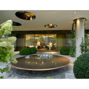 Sculpture en métal contemporaine en acier inoxydable 304 ANW6538, support OEM, artisanat paysager - Product Image 2