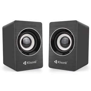 Altavoz Activo Portátil Kisonli Mini PC, Dispositivo Electrónico de Plástico con USB, AUX, Comunicación de Audio, Altavoz para <span class=keywords><strong>Computadora</strong></span> - Product Image 1