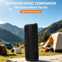 Haut-parleur portable en tissu étanche pour extérieur, sans fil, son haute qualité, Bluetooth, USB, mini, idéal pour fêtes, musique, karaoké, autonomie 5-10 heures