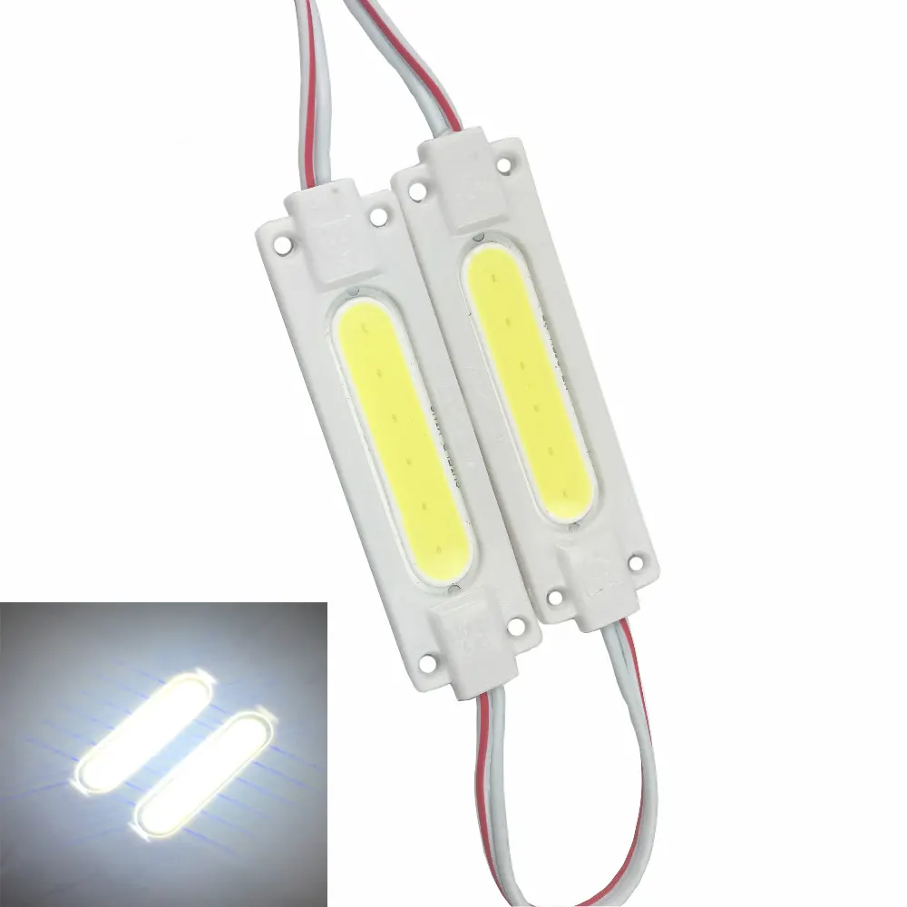 12V IP66 COB LED modülü Led Lens olmadan kanal mektup enjeksiyon modülü Led ışık büyümek bisiklet Led araba ışık