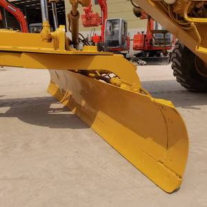 รถเกรดเดอร์มือสอง Caterpillar รุ่น VP-140G ปี 2021 สีเหลือง เครื่องจักรก่อสร้างสำหรับงานหนัก เครื่องปรับระดับถนน ระบบ PLC เกียร์บ็อกซ์ ปั๊ม 140k - Product Image 6