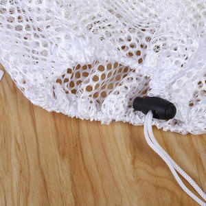 Sac à cordon en polyester épaissi 60*80cm, motif personnalisé, sac fourre-tout avec maille grossière pour le lavage en machine - Product Image 3