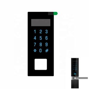 Panneau en verre fumé sérigraphie personnalisé pour serrures à empreintes digitales, dureté 9H anti-rayures, étanche P65 avec ruban VHB 4914 rapide - Product Image 6