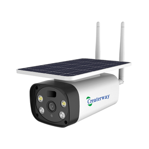 H.265 IP66 防水子弹型太阳能供电 4MP 4G IP 摄像机，带 CMOS 传感器、内置麦克风和 SIM 卡，适用于户外安全 - Product Image 1