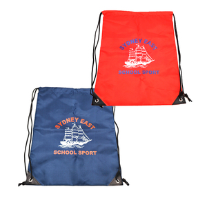 YYX Custom Logo Bags 420D Polyester Draw String Sports Backpack Promotional Bag Custom Polyester Drawstring Backpack Bag