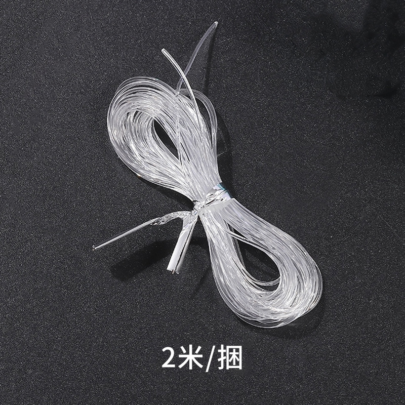 Transparent crystal elastic cord [approximately 2 meters per bundle]