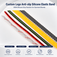 Bande élastique en silicone avec logo imprimé personnalisé pour lingerie et sous-vêtements
