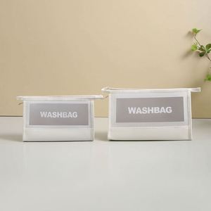 Custom Toiletry Bag <b>Travel</b> Wash Bag High Quality PVC Waterproof Toiletry <b>Handbag</b> Makeup Cosmetic Bag with Zipper - Product Image 2