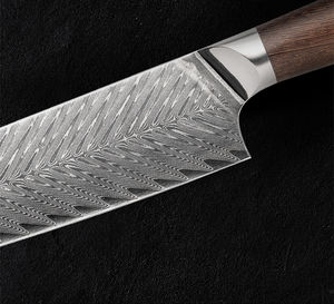 Couteaux de cuisine de chef professionnel Santoku en acier inoxydable avec <span class=keywords><strong>67</strong></span> couches de couteau à manche en acier au carbone damas pour la cuisson - Product Image 6