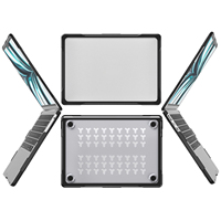 Coque rigide transparente antichoc pour ordinateur portable, coque mate pour Macbook Pro 13 A2338 M1 M2 A2289 A2251 A2159