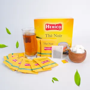 Naturel Super qualité usine de Chine nouveaux thés Sachet de thé noir Emballage personnalisé