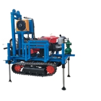 Mini machine de forage rotatif hydraulique diesel nouvel état avec pompe 180M Max foreurs de forage d'eau pour le creusement de puits