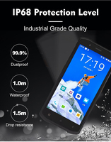 Lecteur de codes-barres PDA robuste de haute qualité, système Android 11, mémoire 4 Go + 64 Go, écran tactile IPS 5,5 pouces, 4G/3G/2G WiFi - En stock