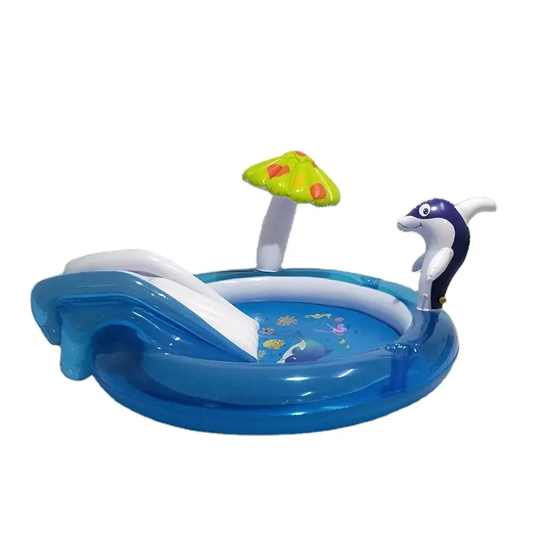 backyard water spray baby wadding inflatable kiddie pool with splash sprinkler for summer fun