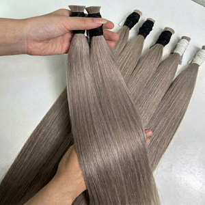 Peluca de encaje frontal LEXHAIR, color gris de moda, lisa, cabello virgen de un solo donante, color personalizado, venta al por mayor, vietnamita 100% - Product Image 5