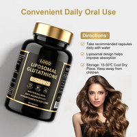 Penjualan Langsung Pabrik OEM/ODM Kapsul Liposom Glutathione 25000mg, Suplemen Anti-penuaan dan Antioksidan untuk Memutihkan Kulit