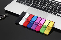 Flashdisk OTG 2-in-1 USB 2.0 Grosir Baru Murah 128GB 64GB 32GB 16GB 8GB Tanpa Enkripsi Buatan Cina