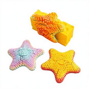 Figura de Acción Coleccionable de Estrella de Mar de Animales Coloridos Impresa en 3D de Vashine, Material PLA, Juguete de Decoración para Niños - Product Image 4