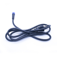Connecteur d'alimentation M16 auto-bloquant à 3 broches, norme américaine 240V, câble électrique à trois pôles, étanche IP67, assemblage de câbles LED