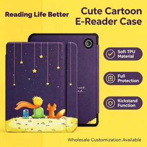 Funda para Lector Electrónico <span class=keywords><strong>Kobo</strong></span> Libra2 2021 y Tolino Vision6, con Cámara Elevada, Anticolisión, TPU, Plegable, con Soporte y Función de Apagado Automático - Product Image 1