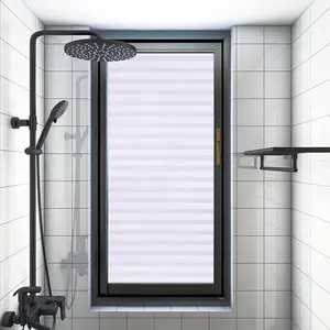 Película de ventana autoadhesiva 3D película de vidrio de ventana de privacidad decorativa impermeable para decoración del hogar