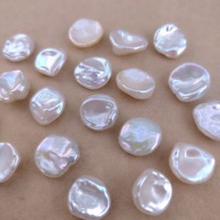 Perles baroques d'eau douce naturelles en forme de pétale, perles en vrac, matériaux d'accessoires semi-finis pour le bricolage, tailles exquises de 9 à 18 mm