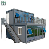 STC 2 Bedroom Mini Flat Pack Container House Prêt à vivre Maisons préfabriquées en conteneur