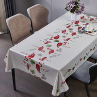 Nappe de table en plastique résistante à la chaleur RNPT Platinum Luxury White Pomegranate Print, rouleau de nappe facile à nettoyer / nettoyage facile, rectangulaire